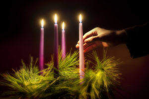 Advent, a season of joyful expectation before Christmas, begins Nov. 29 this year. The Advent wreath, with a candle marking each week of the season, is a traditional symbol of the liturgical period. (CNS photo/Lisa A. Johnston, St. Louis Review)